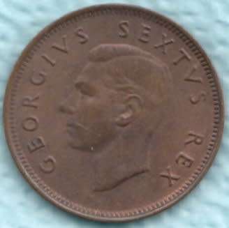 1948  QUARTER PENNY COIN SOUTH AFRICA                  SUN7130
