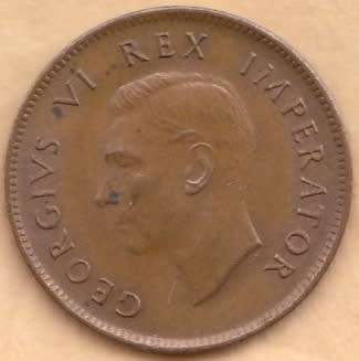 SOUTH AFRICA      1/4 D    1943                 SUN7135