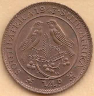 *****  1943   1/4   PENNY  COIN  *****         SA         SUN7296