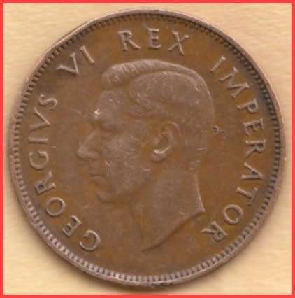 SOUTH AFRICA    1/2 D   1943                SUN7405