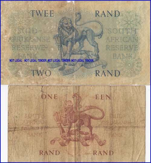 G Rissik One Rand And Two Rand Note's                 SET039