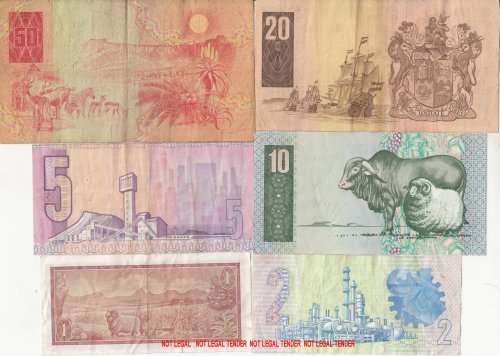 ***  SET OF  SIX   NOTES  FOR ONE BID  ***        SET044
