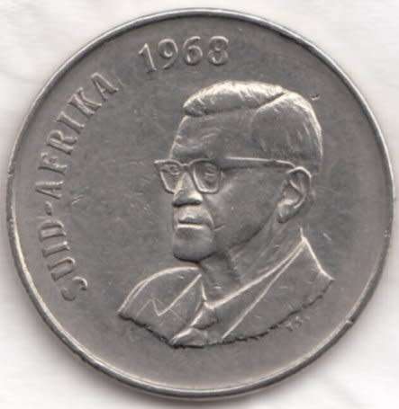 1968    50c   (AFRIKAANS)     COIN                         SUN7603