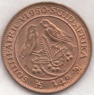 1950      1/4 D    SOUTH AFRICA                 SUN7667