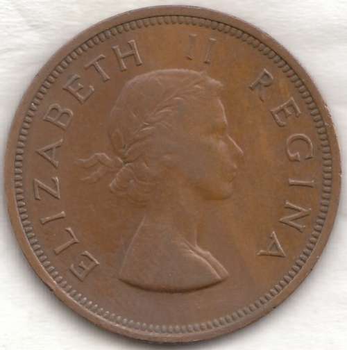 1953      PENNY    COIN    SOUTH AFRICA                 SUN7674