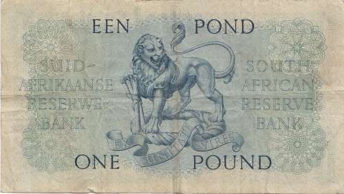 WOW    ***  MH DE KOCK - ONE POUNDS NOTE 1953  ***        SET008