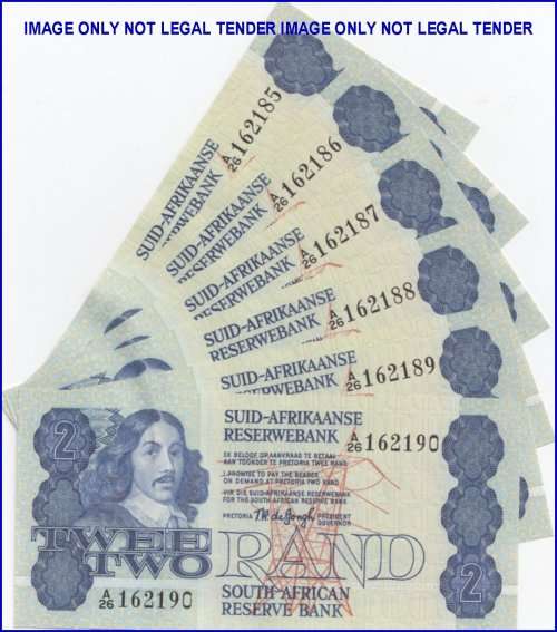 WOW    ***  TW DE JONGH   R2  NOTES  IN SEQUENCE   (6NOTES)  ***        SET015