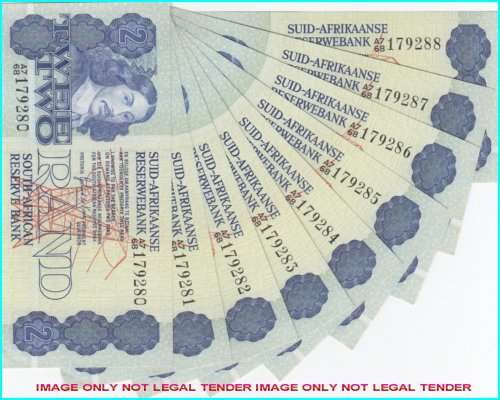 WOW    ***  9 X GPC DE KOCK   R2  NOTES IN SEQUENCE    AUNC  ***        SET045