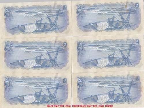 WOW    ***  TW DE JONGH  6 X  R2  NOTES IN SEQUENCE    ***        SET043