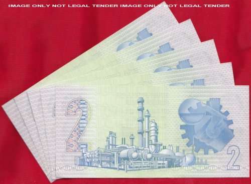 WOW    ***  CL STALS   R2 AA  NOTES  IN SEQUENCE   (5 X NOTES)  ***        SET043
