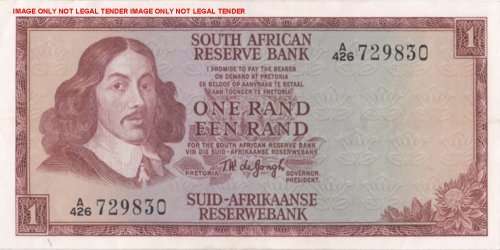 TW DE JONGH   R1  NOTE           A426 729830   AUNC       SET057