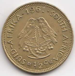 1961   1/2c   Coin                SUN8673