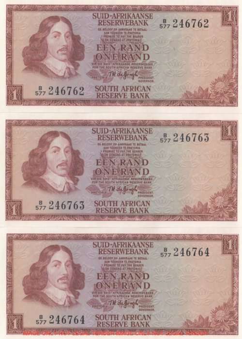 TW DE JONG     3X   R1   NOTES  IN  SEQUENCE        SET071