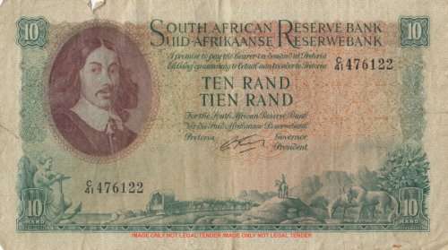 SOUTH AFRICA   G RISSIK   R10   NOTE      C41 476122        SET052