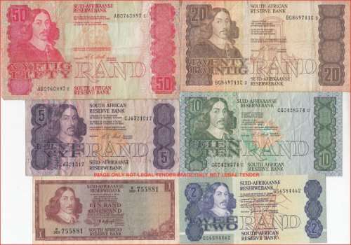 ***  SET OF SIX  NOTES FOR 1 BID    ***        SET071