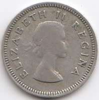 1955  Threepence Coin   SILVER                SUN8788