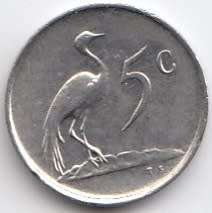 1968    5c   (AFRIKAANS)   COIN                         SUN8798