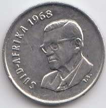 1968    5c   (AFRIKAANS)   COIN                         SUN8798