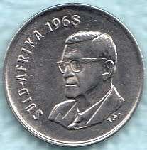 1968    5c   (AFRIKAANS)   COIN                         SUN8884