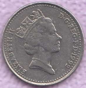 1992      TEN  PENCE   COIN                SUN8994