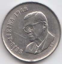1968    5c   (AFRIKAANS)   COIN                         SUN9024