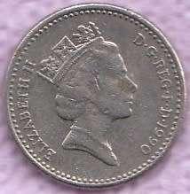 1990      FIVE  PENCE   COIN                SUN9042