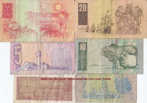 ***  SET OF  SIX  NOTES  FOR 1 BID   ***        SET001