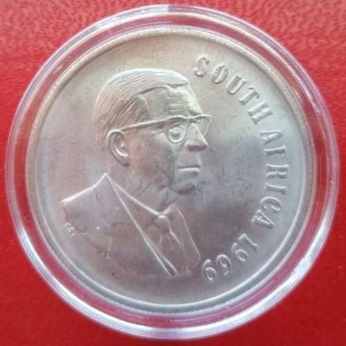 1969   SILVER   R1   COIN  IN HOLDER  (ENGLISH)       SUN9098