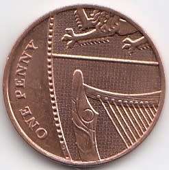 2012   ONE  PENNY    COIN        United Kingdom                         SUN9102