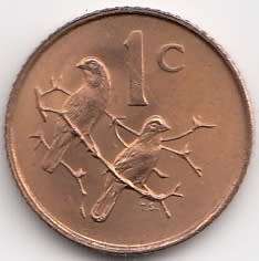 1968   1c   COIN   (AFRIKAANS)       SUN9180