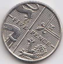 2010  -   5  Pence Coin      United Kingdom         SUN9184
