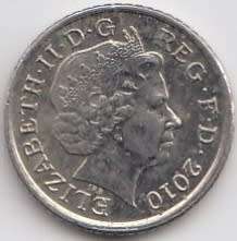 2010  -   5  Pence Coin      United Kingdom         SUN9184