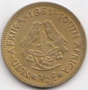 1961   1/2c   Coin                SUN9259