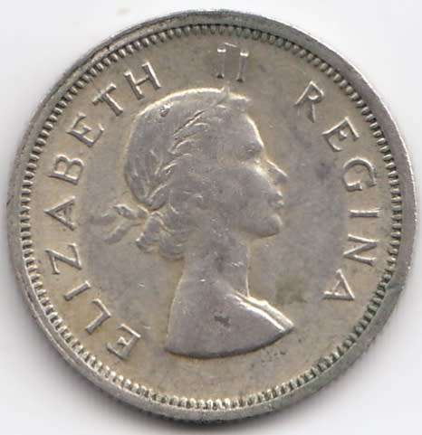 1960  SIXPENCE COIN   SILVER                SUN9309
