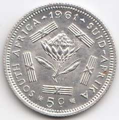 1961   5c   Coin       SILVER         SUN9355
