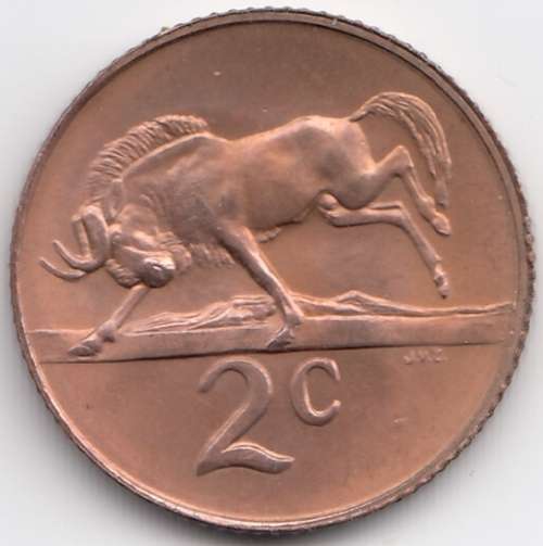 1968   2c   COIN   (AFRIKAANS)       SUN9486