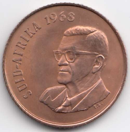 1968   2c   COIN   (AFRIKAANS)       SUN9486