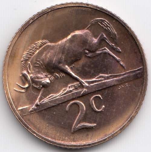 1981   2   Cent   Coin     RSA           SUN9551*