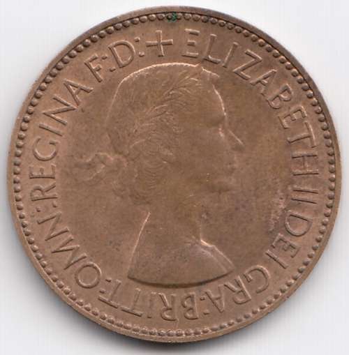 1953      HALF PENNY    COIN    GREAT BRITAIN                 SUN9617