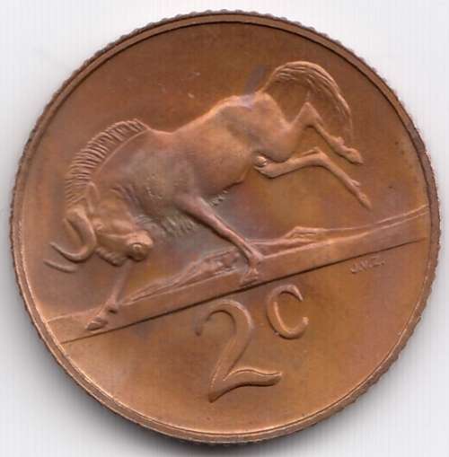 1968   2c   COIN   (AFRIKAANS)       SUN9632