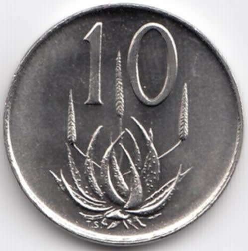 1968    10c   (AFRIKAANS)     COIN                         SUN9644