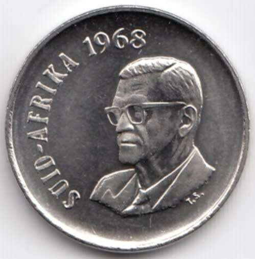 1968    10c   (AFRIKAANS)     COIN                         SUN9644