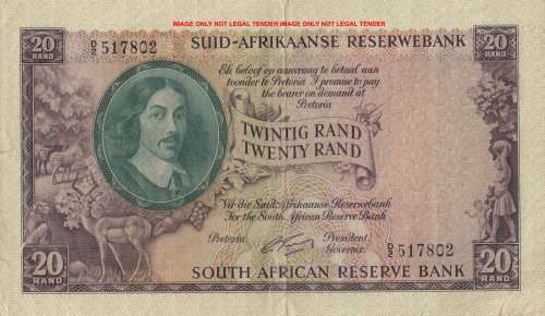 WOW   ***  1962   G RISSIK   R20   NOTE ***     D2 517802           SET088