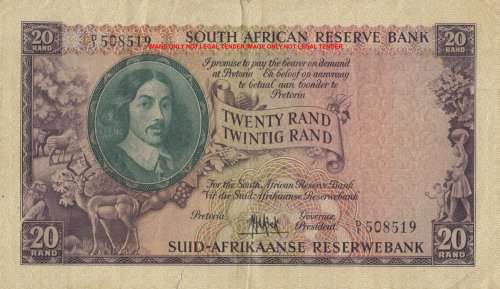 WOW   ***  1961   MH DE KOCK   R20   NOTE ***     D1 508519           SET088