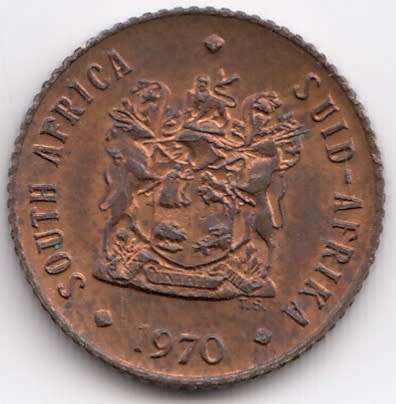 1970  1/2 Cent     Coin                SUN9695
