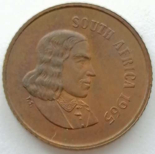 WOW    *** 1965 1 CENT COIN    ***       (ENGLISH)        SUN9782
