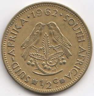 1962   1/2c   Coin                SUN9840