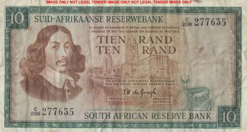 WOW    ***  TW DE JONGH  R10  NOTE  ***     C206 277635     SET022