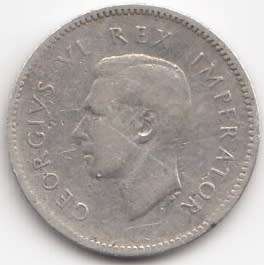 1945  Threepence Coin   SILVER                SUN9894