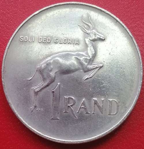 1966   SILVER   R1   COIN   (AFRIKAANS)       SUN9922